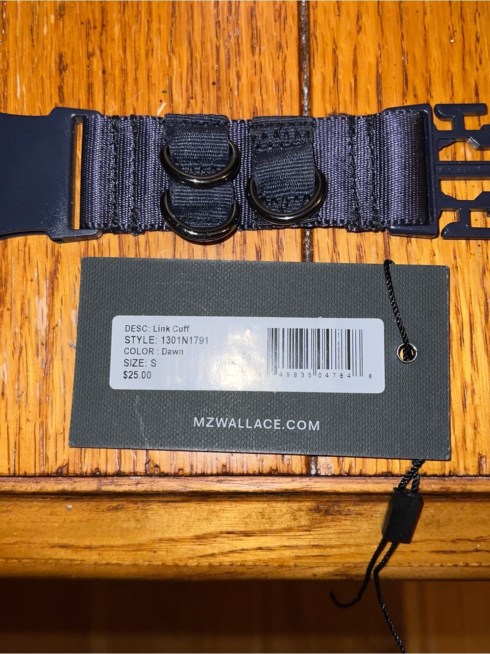 NWT MZ Wallace Link Cuff in Dawn (Navy Blue)